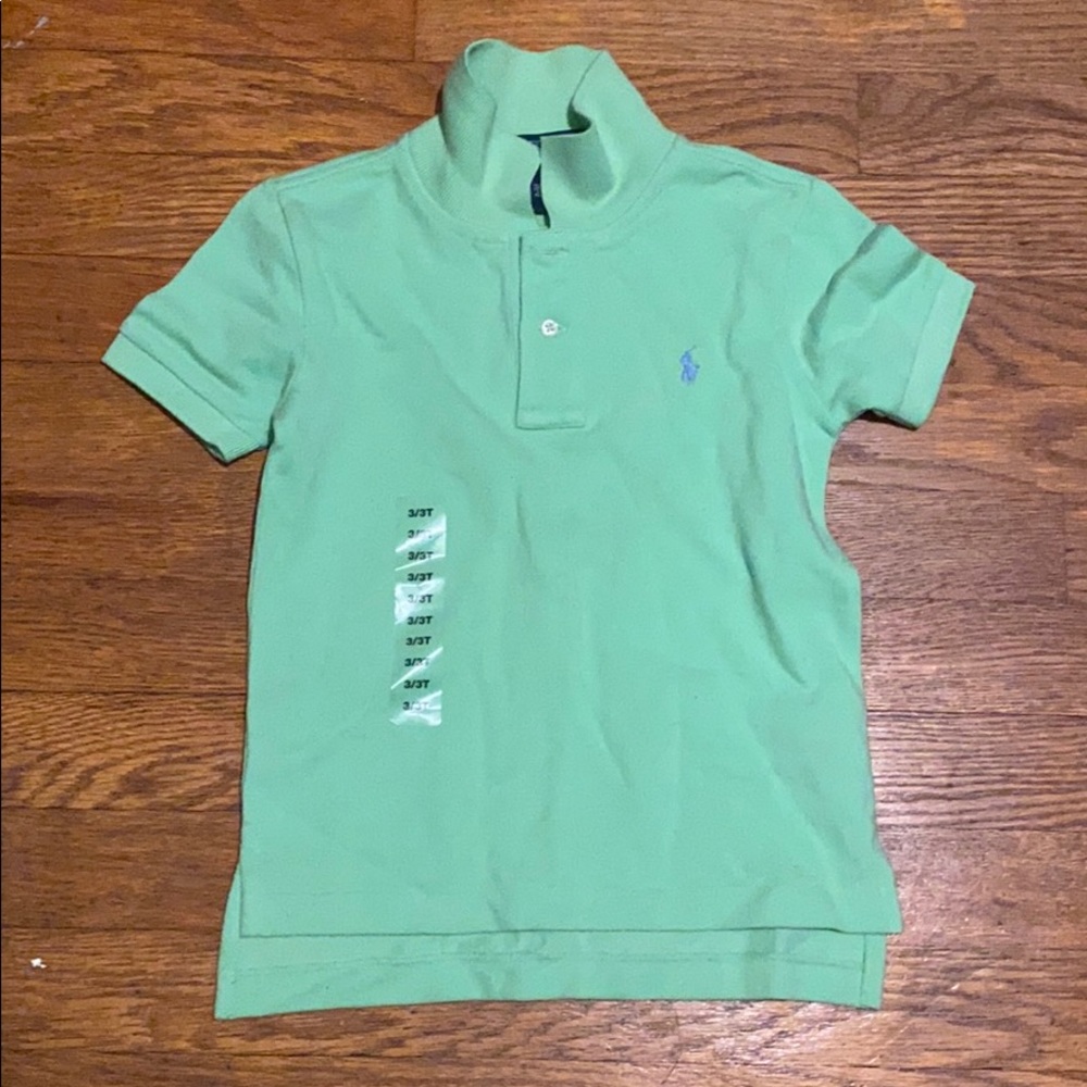 Brand New Teal Green Polo Ralph Lauren Shirt 3T